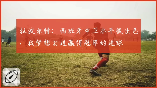 拉波尔特:西班牙中卫水平很出色,我梦想打进赢得冠军的进球