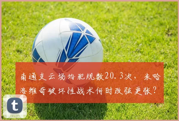 南通支云场均犯规数20.3次，米哈洛维奇破坏性战术何时改弦更张？